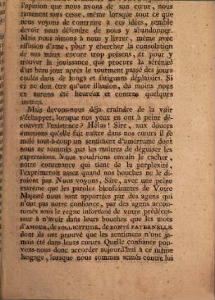 Copie D'Une Représentation A Sa Majesté L'Empereur Et Roi