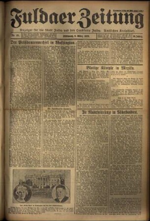 Ausgabe vom Mittwoch, den 06. März 1929.