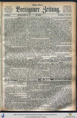 09.05.1897 (Erstes Blatt)