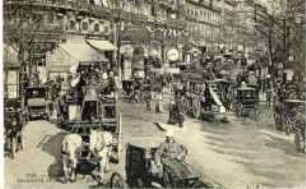 "Boulevard Montmartre" in Paris
