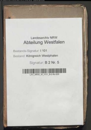 Besserung der Wege im Distrikt Bielefeld