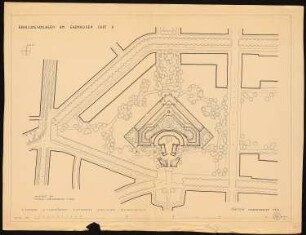 Erholungsanlagen am ehemaligen Fort X, Köln: Grundriss 1:500