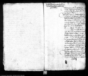 Bitte der Fürstin Eleonore Sophie von Anhalt um zollfreie Verschiffung von Getreide aus Böhmen
