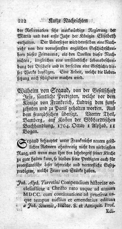Compendium historiae ecclesiasticae a Christo nato usque ad annum MDCC. ED.II.