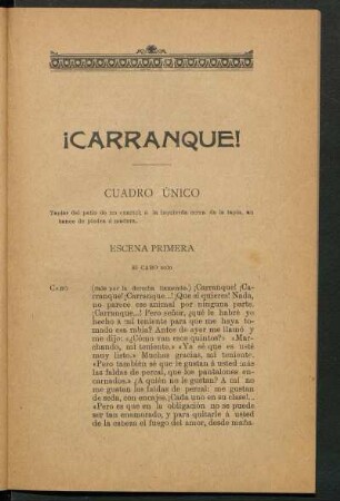 Cuadro único