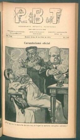 Curanderismo oficial - [Caricatura]