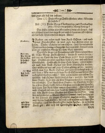 202-209, Trachtet am ersten nach dem Reich Gottes ...
