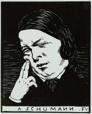 Bildnis Robert Schumann