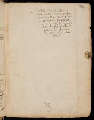 XIII, Ephemerides...