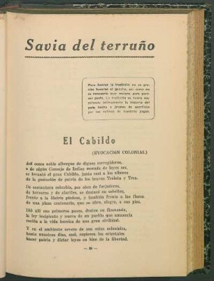El Cabildo : (Evocación colonial)