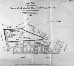 Lageplan No. 20. (479-493), 04. Dezember 1907