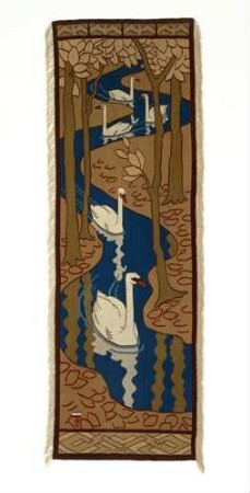 Wandbehang "Fünf Schwäne"