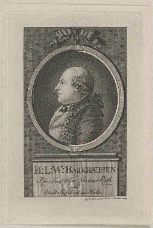 Bildnis des Heinrich Ludwig Willibald Barkhausen