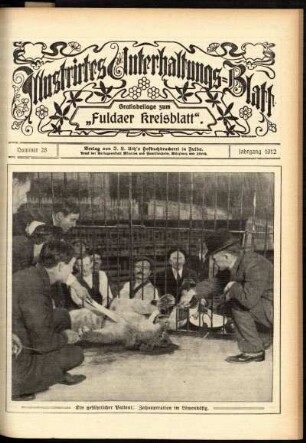 Ausgabe vom Sonntag, den 14. Juli 1912.