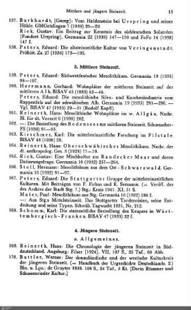 4. Jüngere Steinzeit