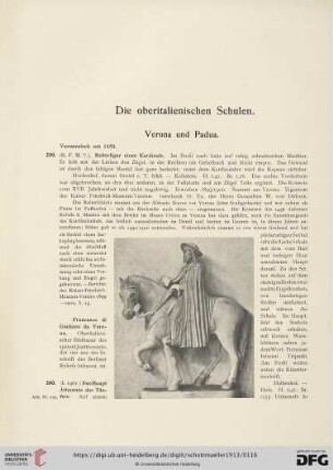 Die oberitalienischen Schulen (Nr. 259-340)