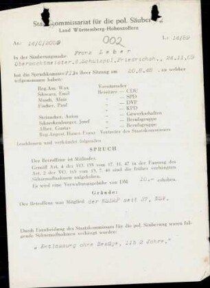 Leber, Franz
