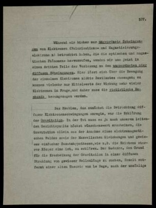 I. Diffuse Strahlung und Molekularkräfte (E. Madelung)