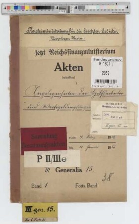 Angelegenheiten der Hilfsarbeiter und Wartegeldempfänger