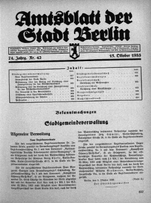1933,42: Nr. 42, 15. Oktober 1933