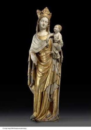 Stehende Maria mit Kind