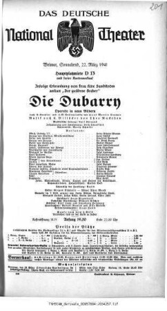 Die Dubarry