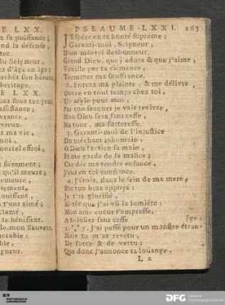 [Pseaume LXXI. bis LXXX.]