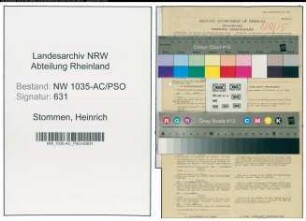 Entnazifizierung Heinrich Stommen , geb. 11.05.1893 (Lokfuehrer)