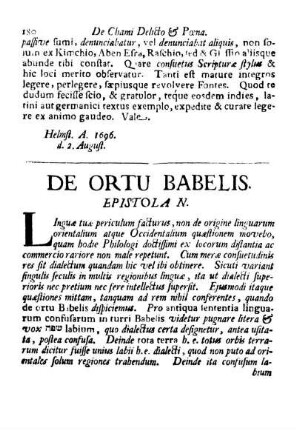 De Ortu Babelis.