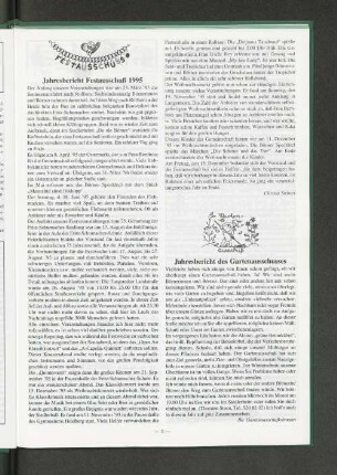Festausschuss: Jahresbericht Festausschuß 1995