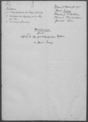 Brenz mit Bergenweiler: Pfarrbericht 1935