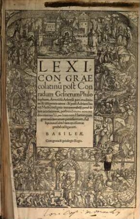 Lexicon Graecolatinum