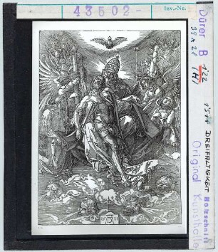 Albrecht Dürer: Dreifaltigkeit Gnadenstuhl, B. 122