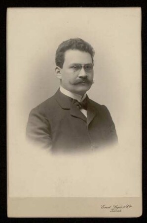 Nr. 206: Fotografie des Mathematikers Hermann Minkowski, 1896