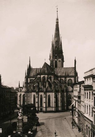 Wesel. Ostansicht des von 1498 bis 1540 im spätgotischen Stil errichteten Willibrordi-Dom