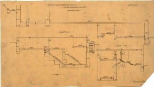 Fischer, Theodor; Stuttgart; Erlöserkirche - Fundamente (Schnitt); Schnitte