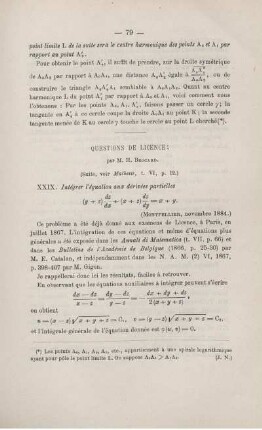QUESTIONS DE LICENCE.