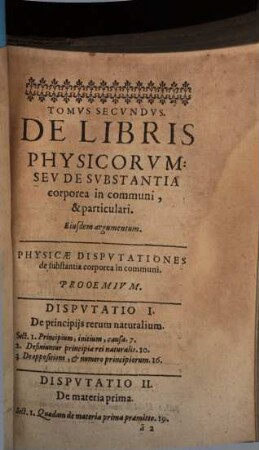 Disputationes philosophicae, 2.