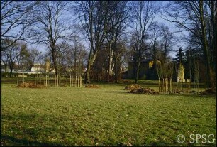 Potsdam, Park Sanssouci, Parkansicht bei der Meierei.