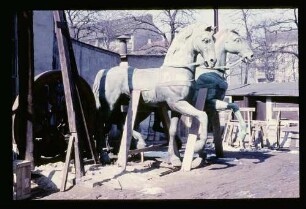 Quadriga-Pferde 25.3.58.