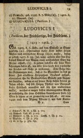 19-30, Ludovicus I. - Wilhelmus I. II. III.