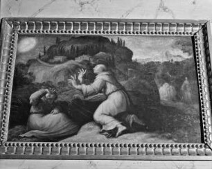 Altare Vasari — Linke Seite des Altars — Stigmatisierung des heiligen Franziskus