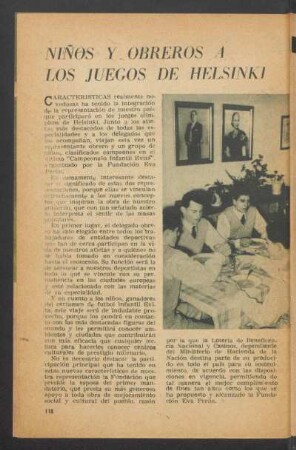 Niños y obreros a los juegos de Helsinki