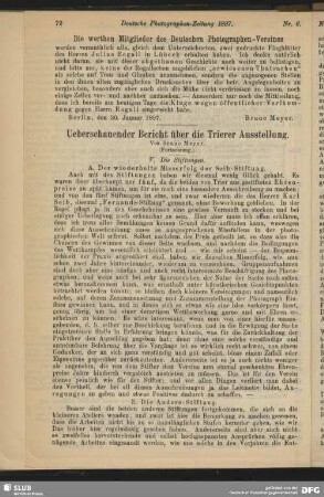 Ueberschauender Bericht über die Trierer Ausstellung