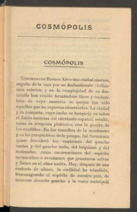 Cosmópolis