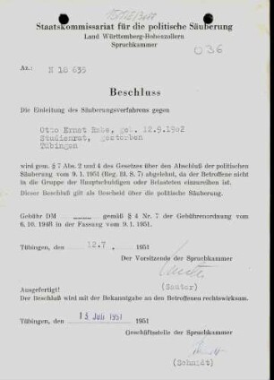 Rabe, Otto Ernst