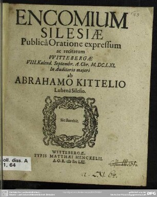 Encomium Silesiae