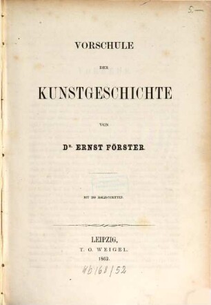 Vorschule der Kunstgeschichte