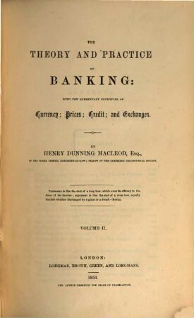 The theory and practice of banking, 2