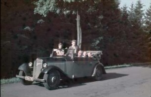 Oldtimer. Veteranenrallye in Dresden 1962